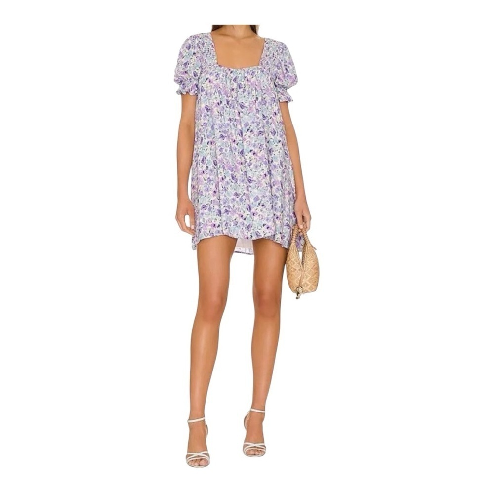 MAJORELLE Floral Purple Dress